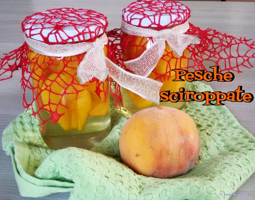 Pesche sciroppate