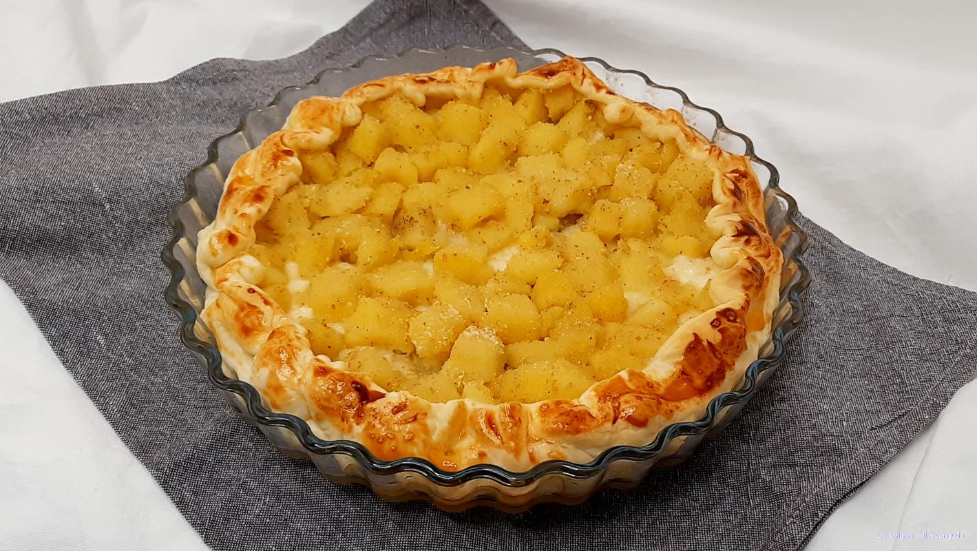 Torta salata con patate sabbiose 