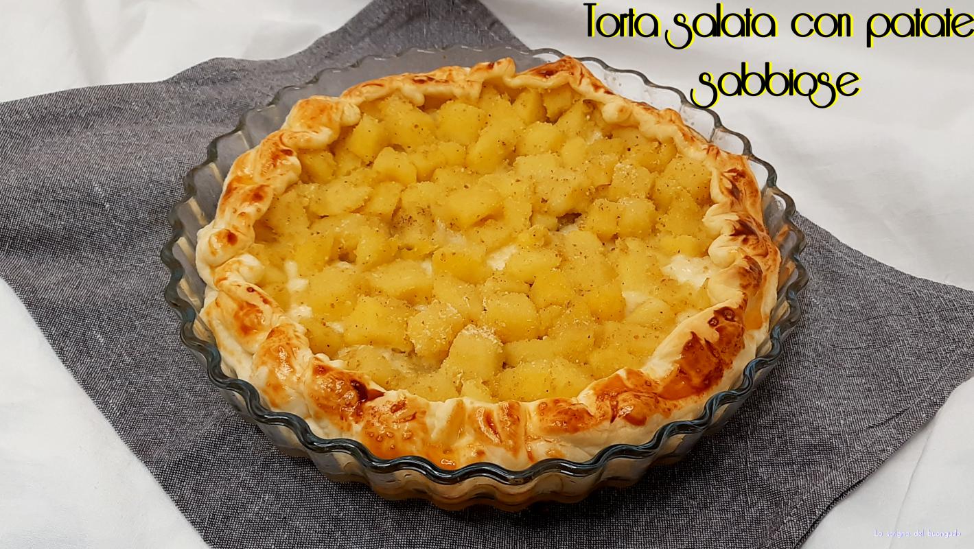 Torta salata con patate sabbiose