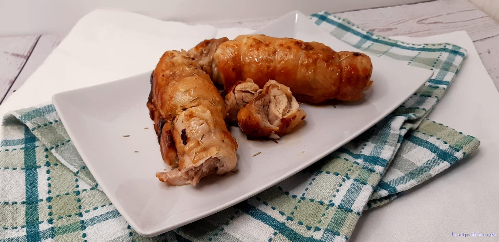 Rotolini di pollo speziati