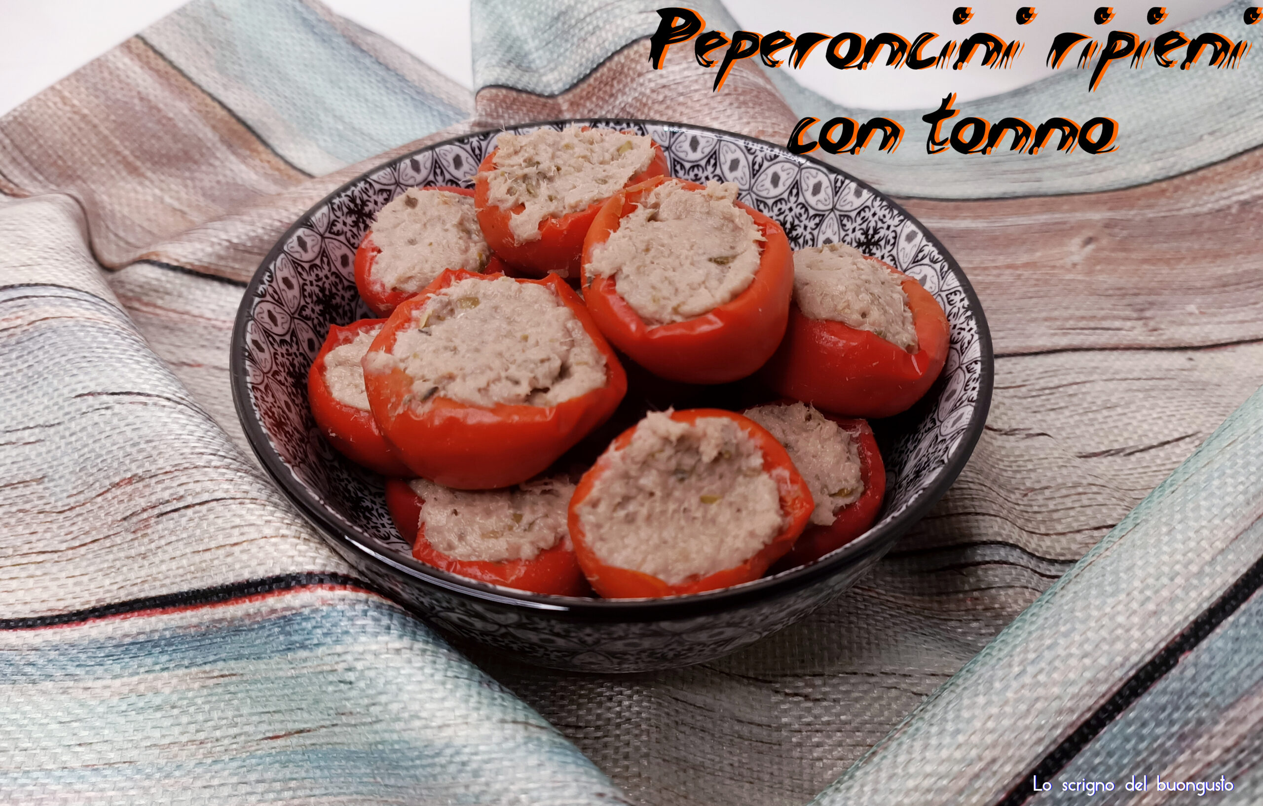 Peperoncini ripieni con tonno