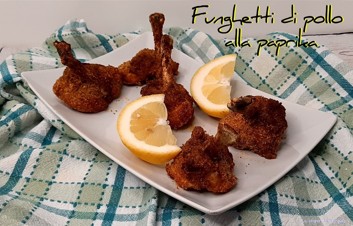 Funghetti di pollo alla paprika