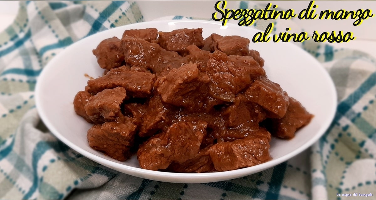Spezzatino di manzo al vino rosso