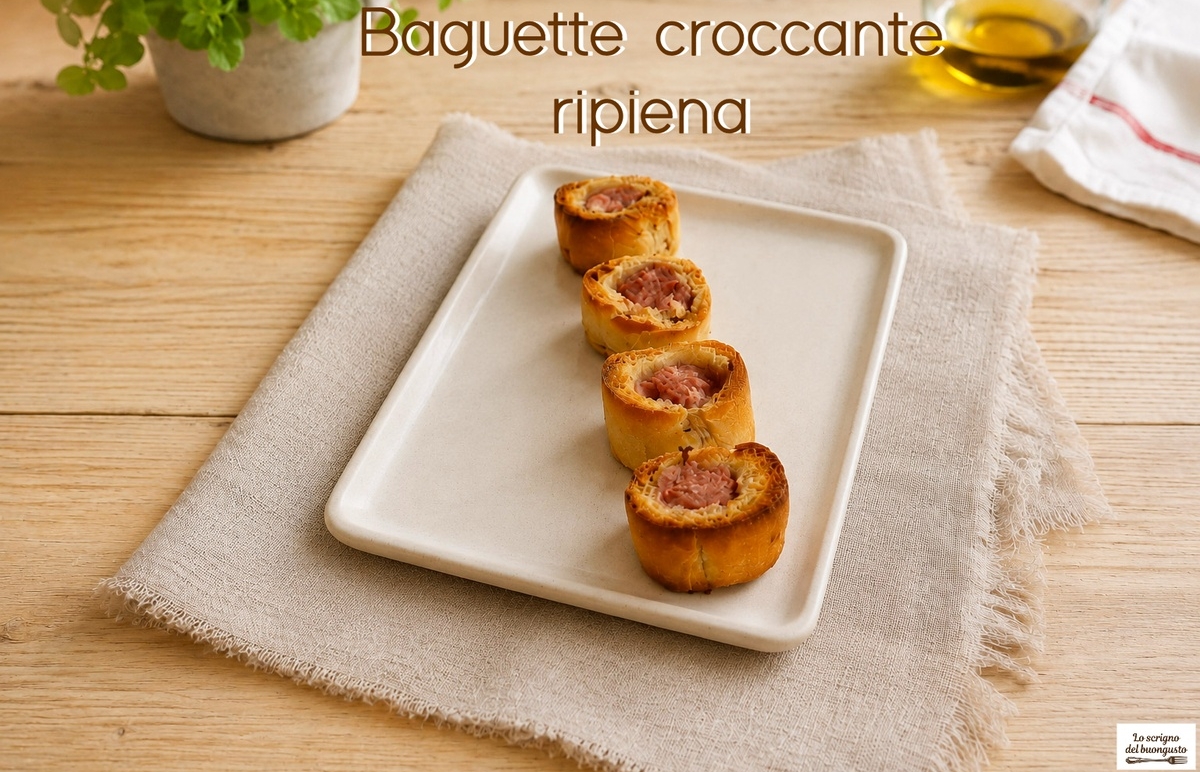 Baguette croccante ripiena