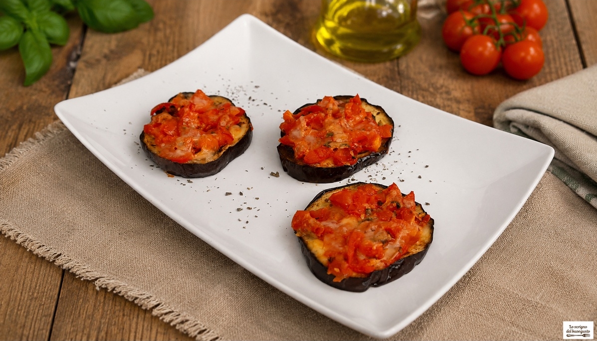 Pizzette di melanzana