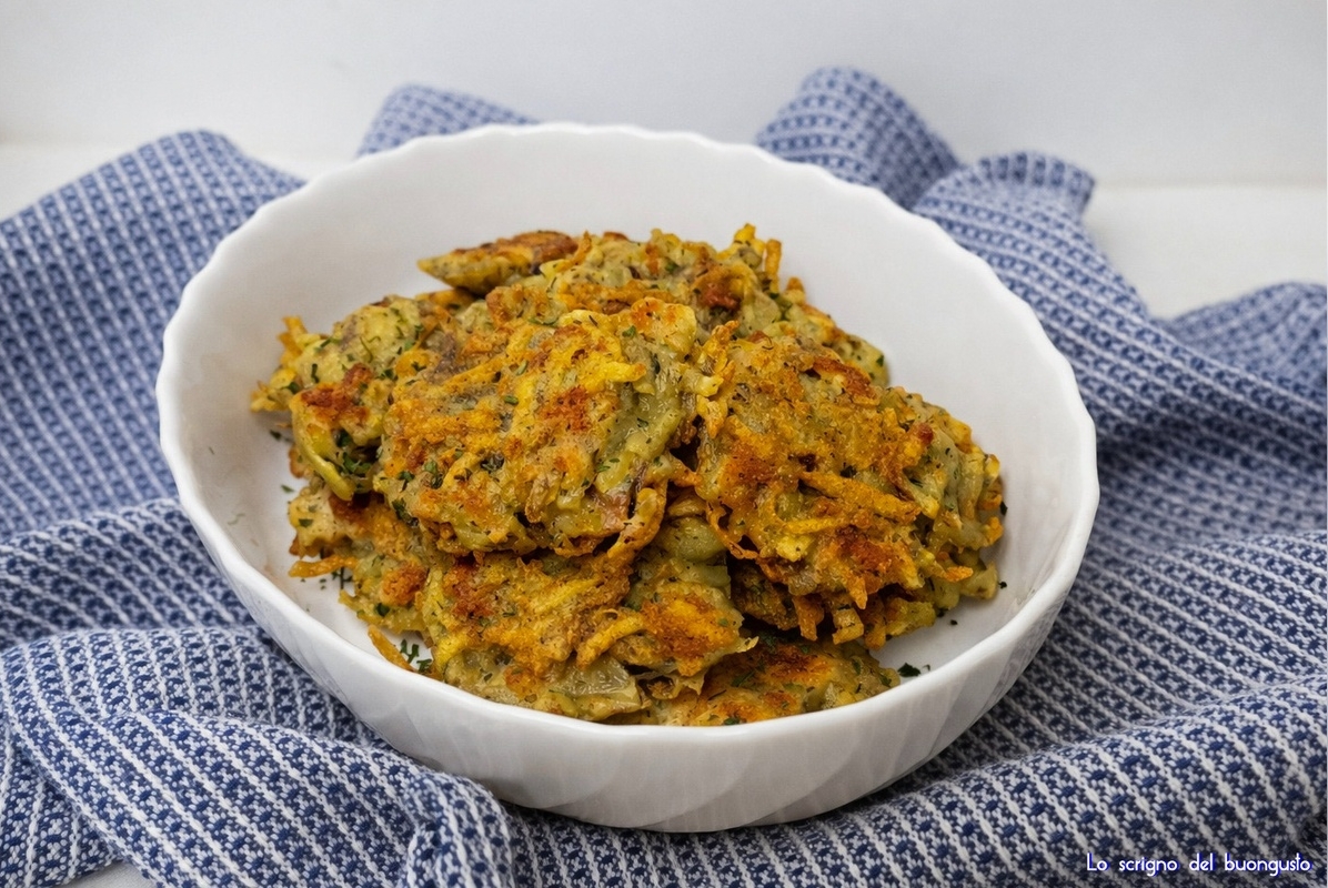 Frittelle di patate e salmone 