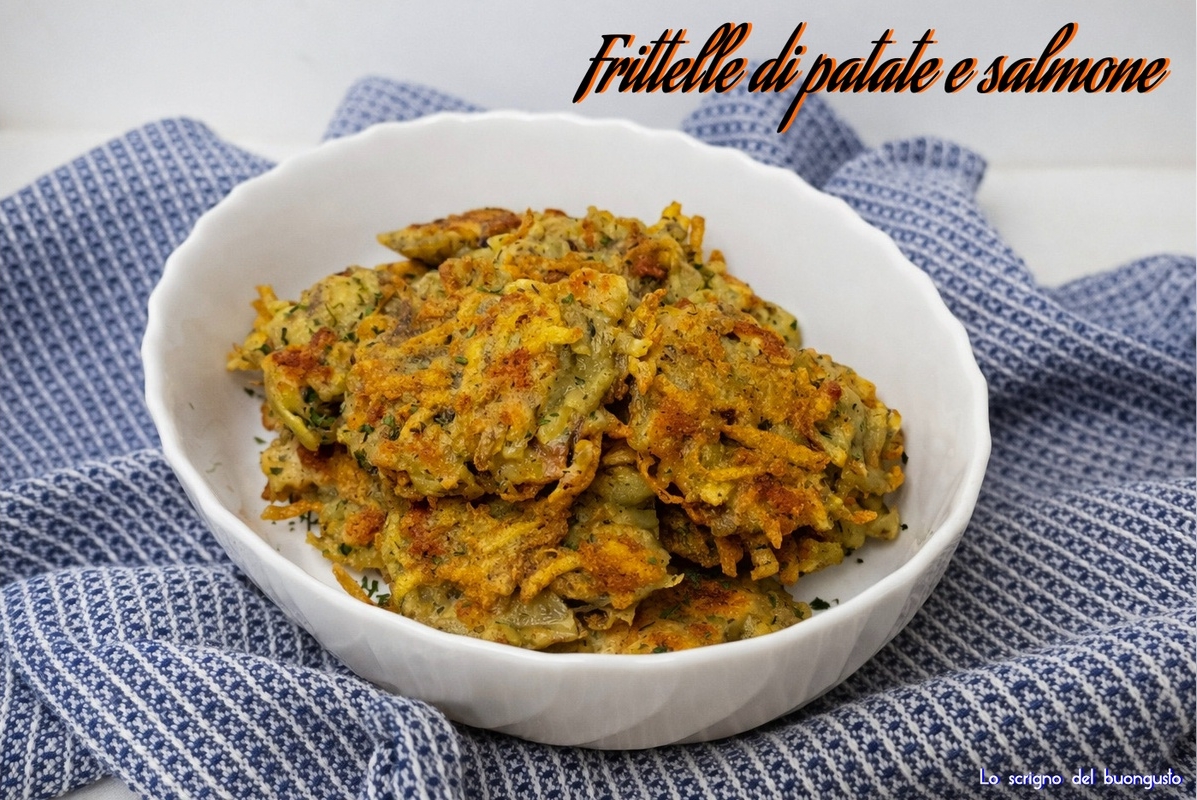 Frittelle di patate e salmone