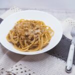 Spaghettoni in crema rustica