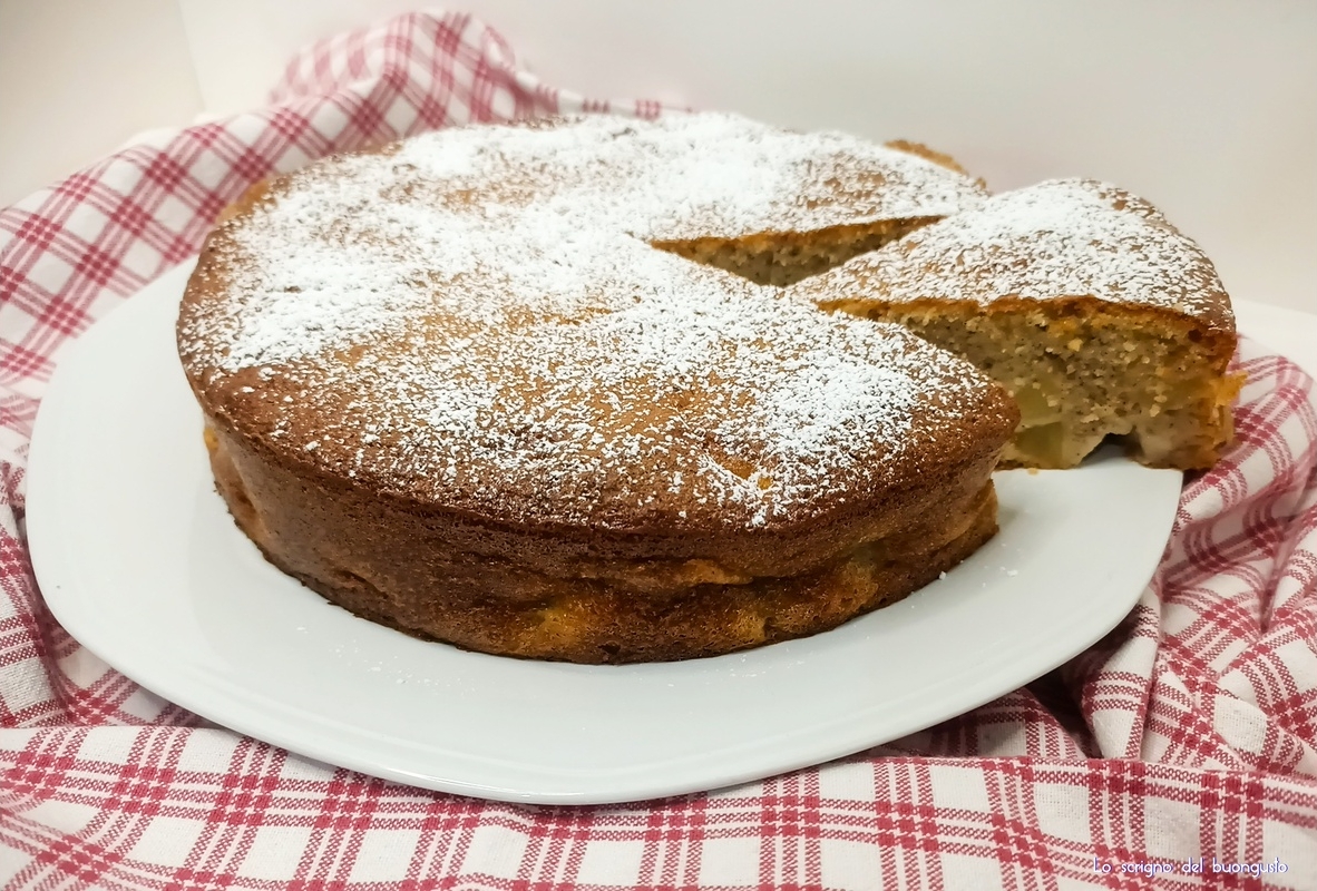 Torta di mele al farro