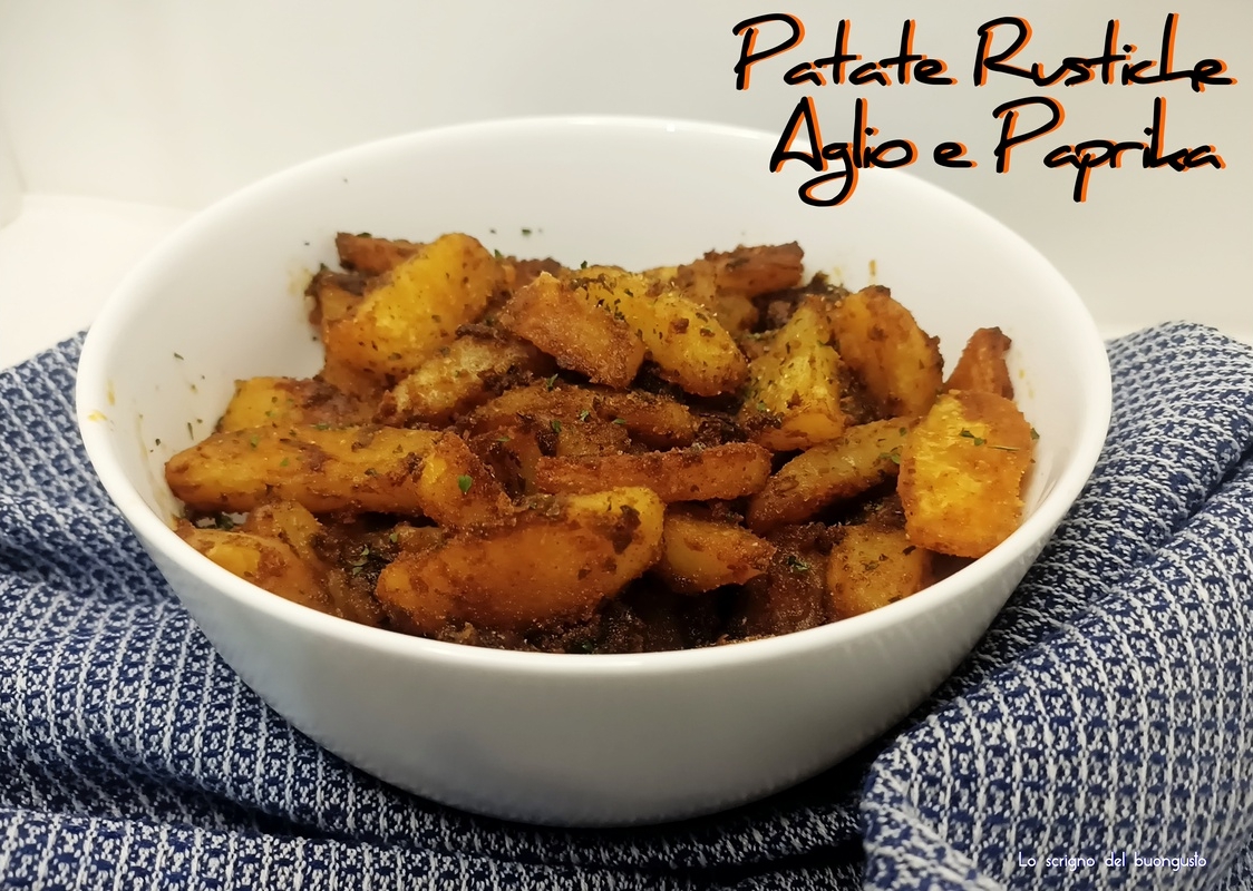 Patate rustiche aglio e paprika