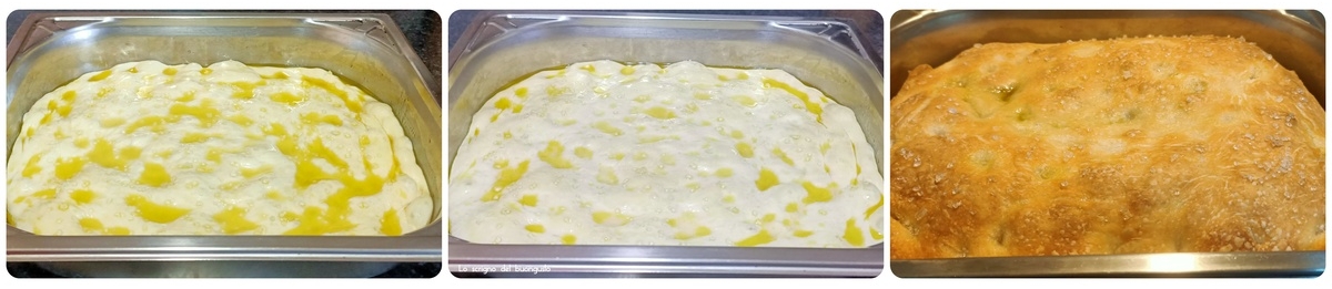 Focaccia nuvola con macchina pane