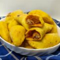 Ravioli gialli curcuma e cozze