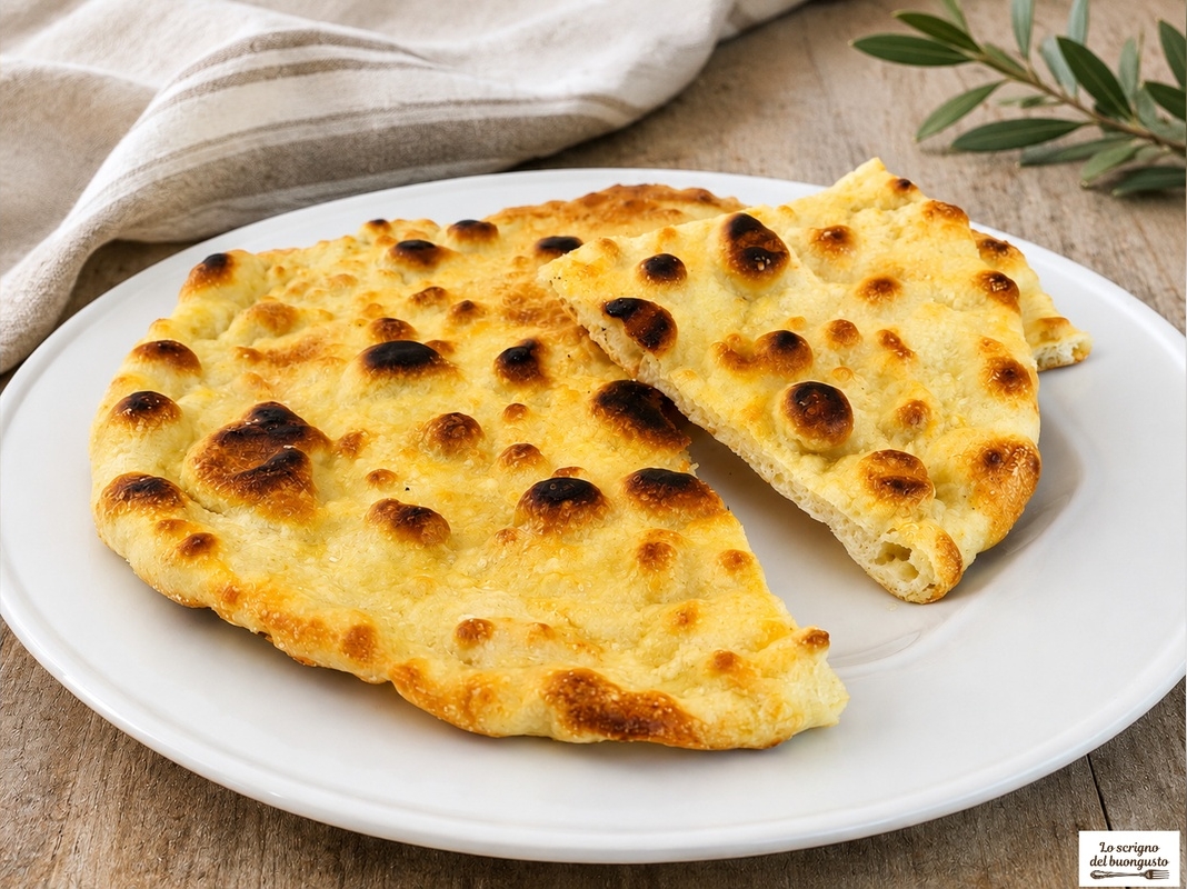 Focaccia veloce cotta in padella