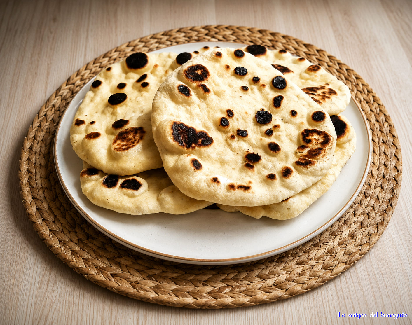Naan pane indiano