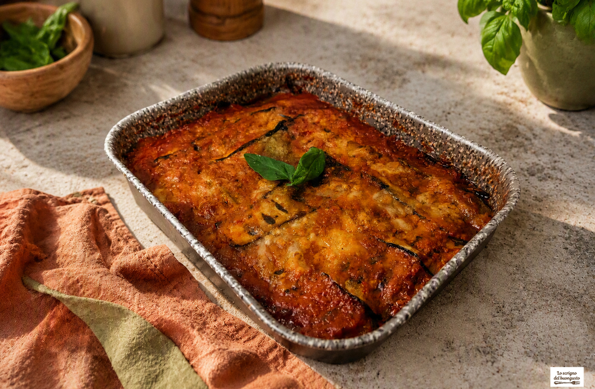 Parmigiana light di zucchine