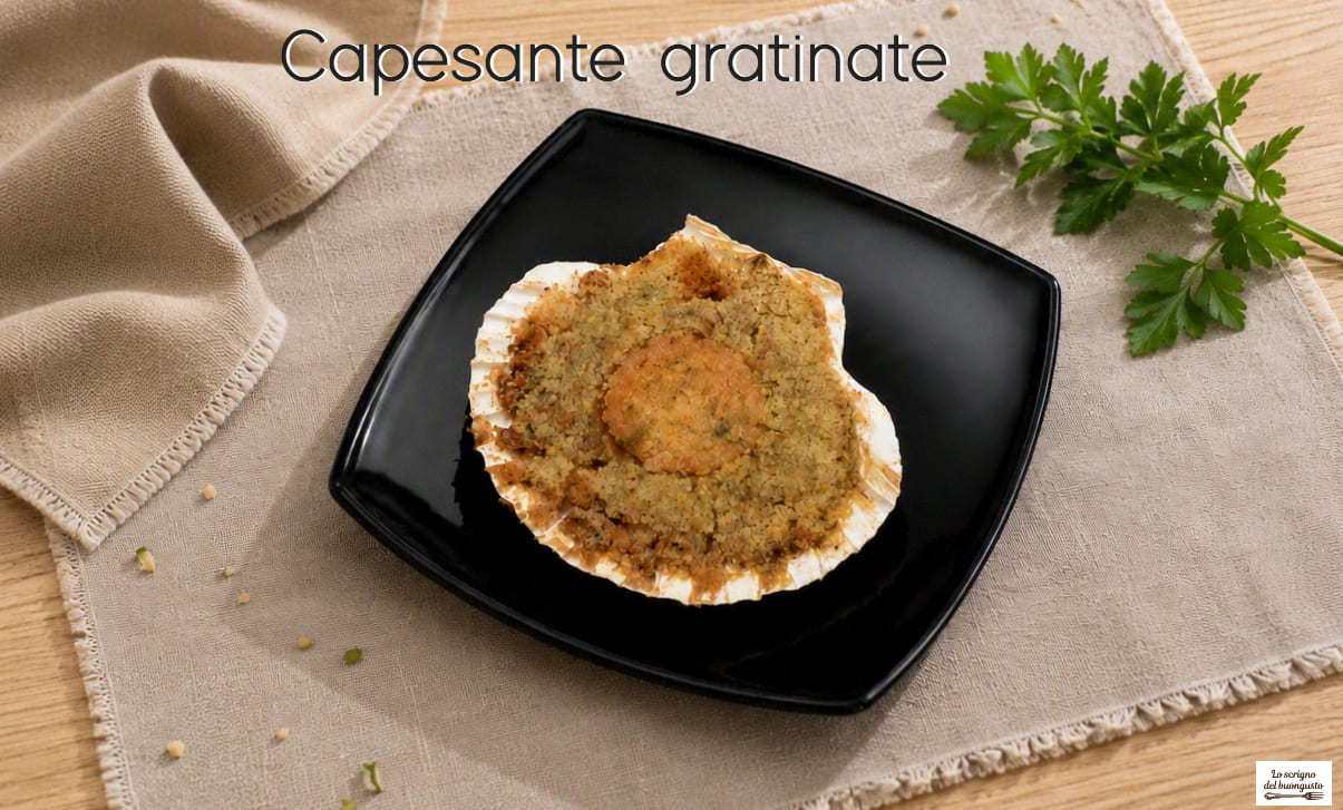 Capesante gratinate