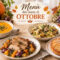 Menù di Ottobre