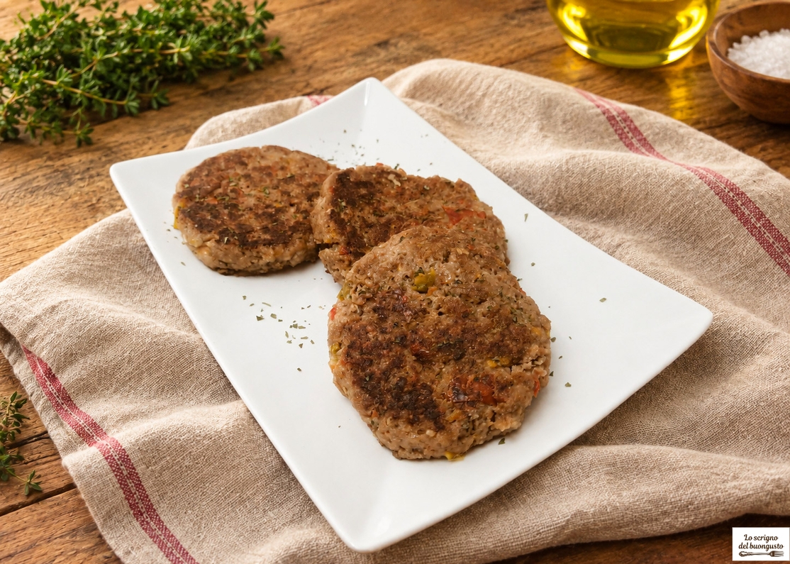 Hamburger con peperoni