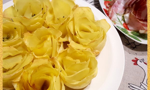 Rose di patate con pasta sfoglia