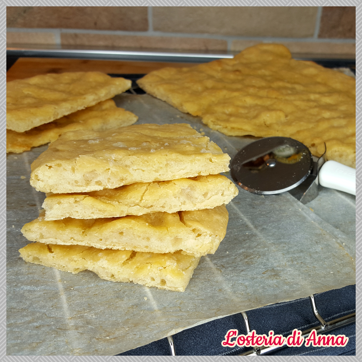 Focaccia con lievito madre