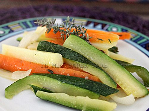 Verdure brasate ricetta vegetariana