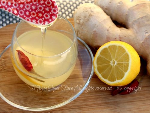 Tisana per accelerare il metabolismo zenzero e limone