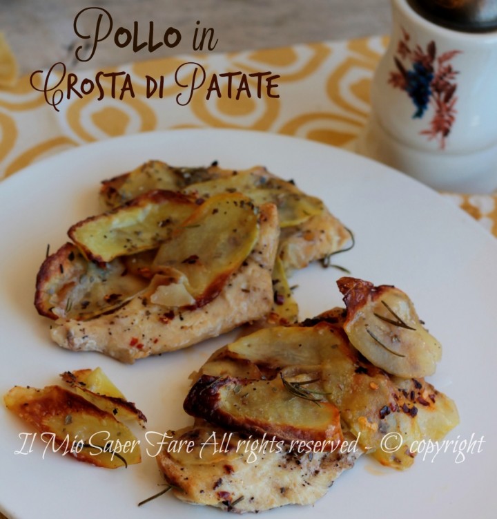 Pollo in crosta di patate - ricette con petto di pollo il mio saper fare