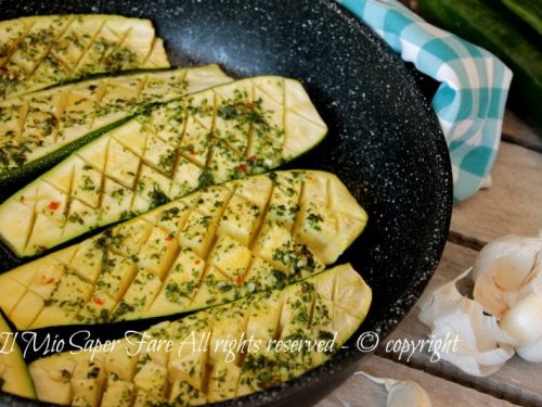 Zucchine a scacchiera ricetta zucchine al forno