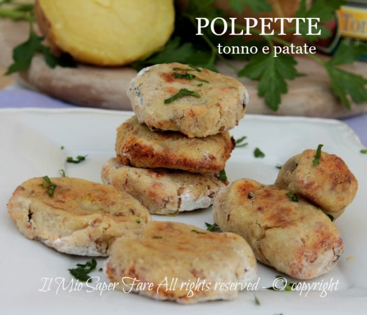 Polpette tonno e patate al forno senza uova morbide e gustose