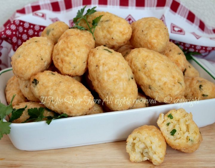 Crocchette di riso ricetta perfetta calabrese di mamma Carmela il mio saper fare