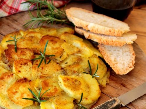 Frittata di patate senza uova ricetta calabrese veloce e facile