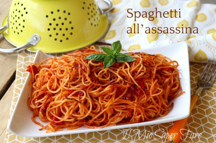 Spaghetti all assassina ricetta barese croccanti e gustosi il mio saper fare