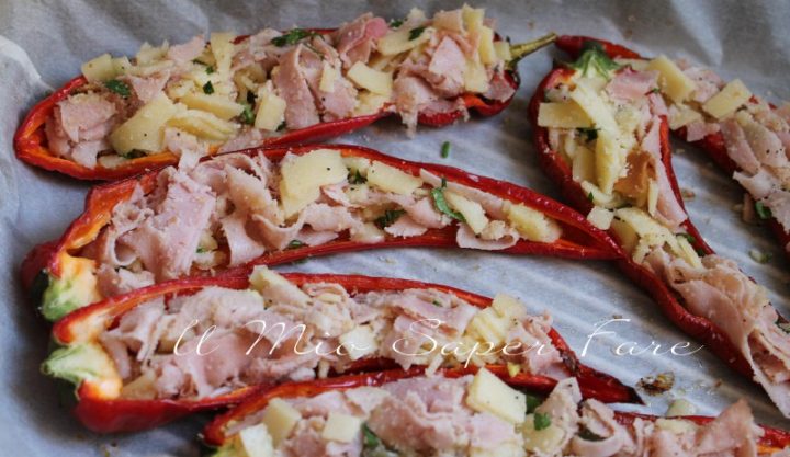 Peperoni cornetto ripieni ricetta economica e facile il mio saper fare