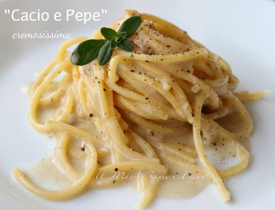 SPAGHETTI CACIO E PEPE CREMOSISSIMI !