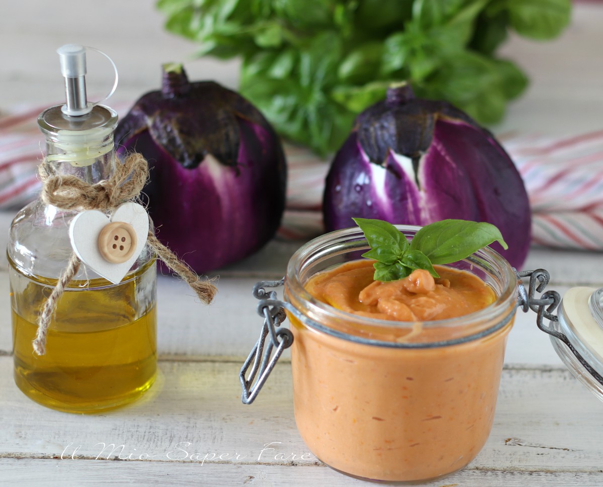 Pesto di melanzane ricetta sugo il mio saper fare