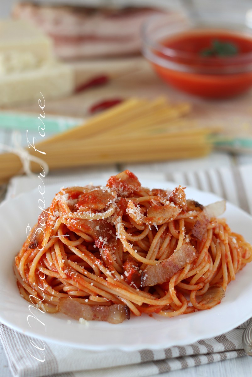 Sugo Alla Amatriciana Ricetta Originale Condimento Per Pasta