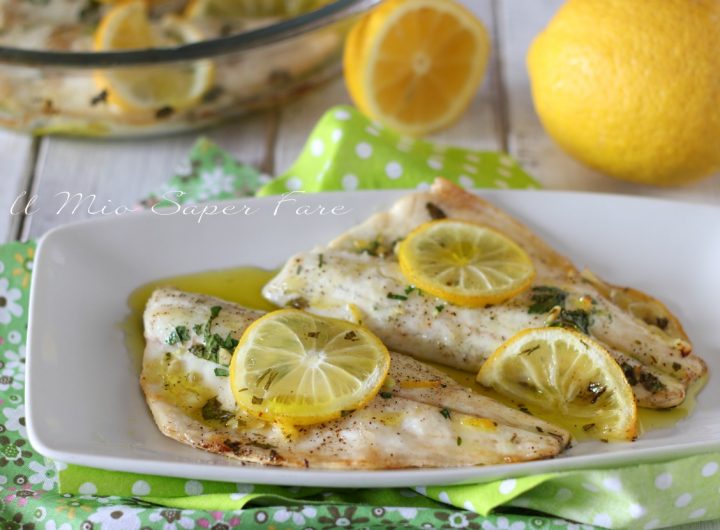 BRANZINO al LIMONE ricetta di pesce il mio saper fare