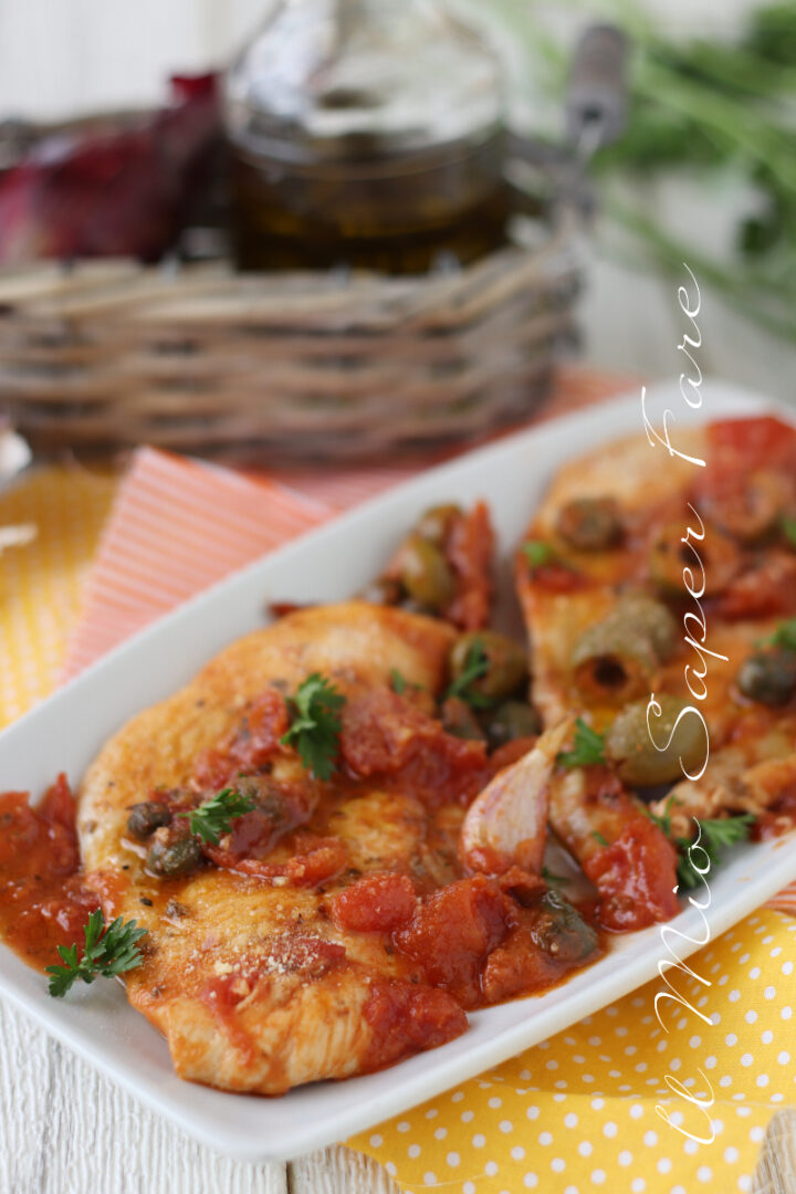 PETTO di POLLO alla CARRETTIERA ricetta  il mio saper fare 