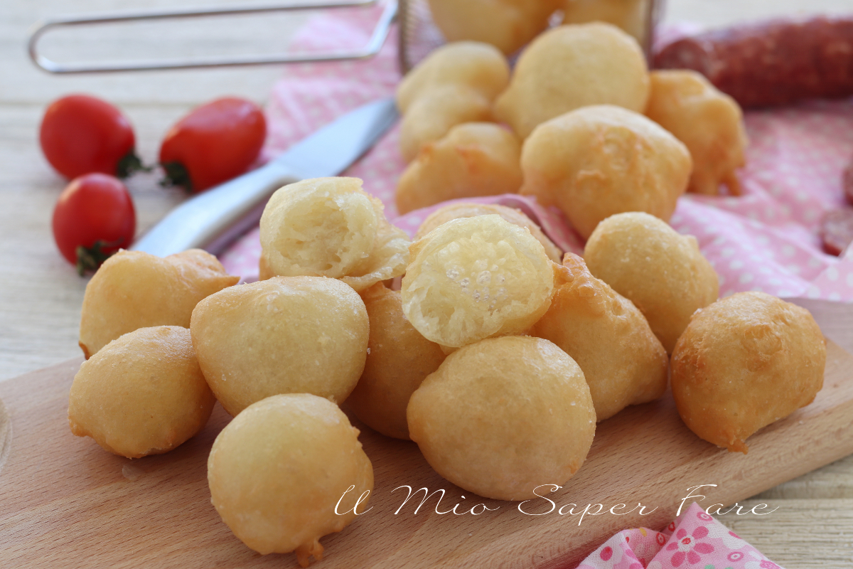 NUVOLETTE di PASTA LIEVITATA soffici e croccanti