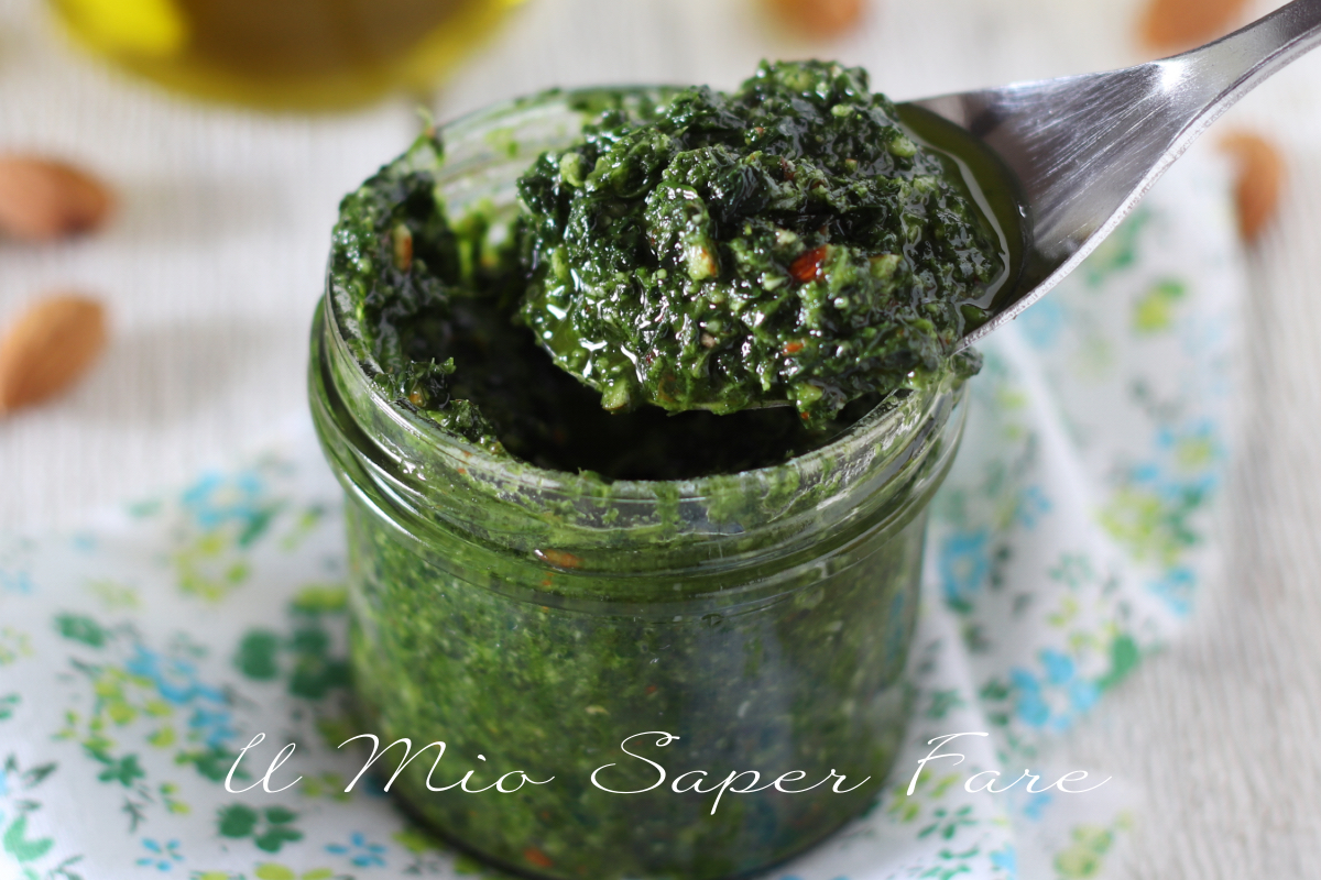 PESTO di CAVOLO NERO toscano ricetta il mio saper fare