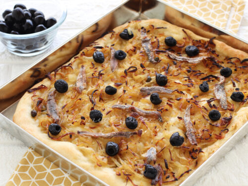 Pissaladière focaccia farcita ricetta francese