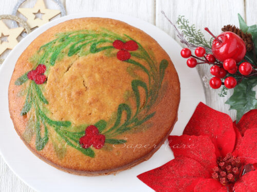 Torta vischio di Natale dolce portafortuna