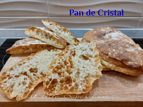 Pan de cristal – ciabatta spagnola con 100% di idratazione