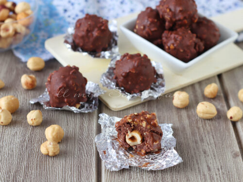 Praline di cioccolato e nocciola – ricetta Ferrero Rocher fatti in casa