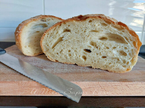 Pane morbido senza impasto fatto in casa