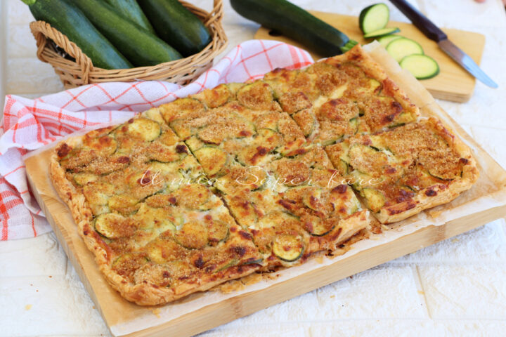 Torta salata di zucchine e stracchino - Il mio Saper fare ricette