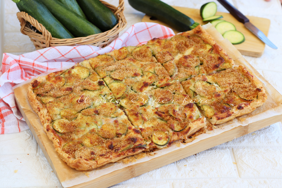Torta salata di zucchine e stracchino - Il mio Saper fare ricette