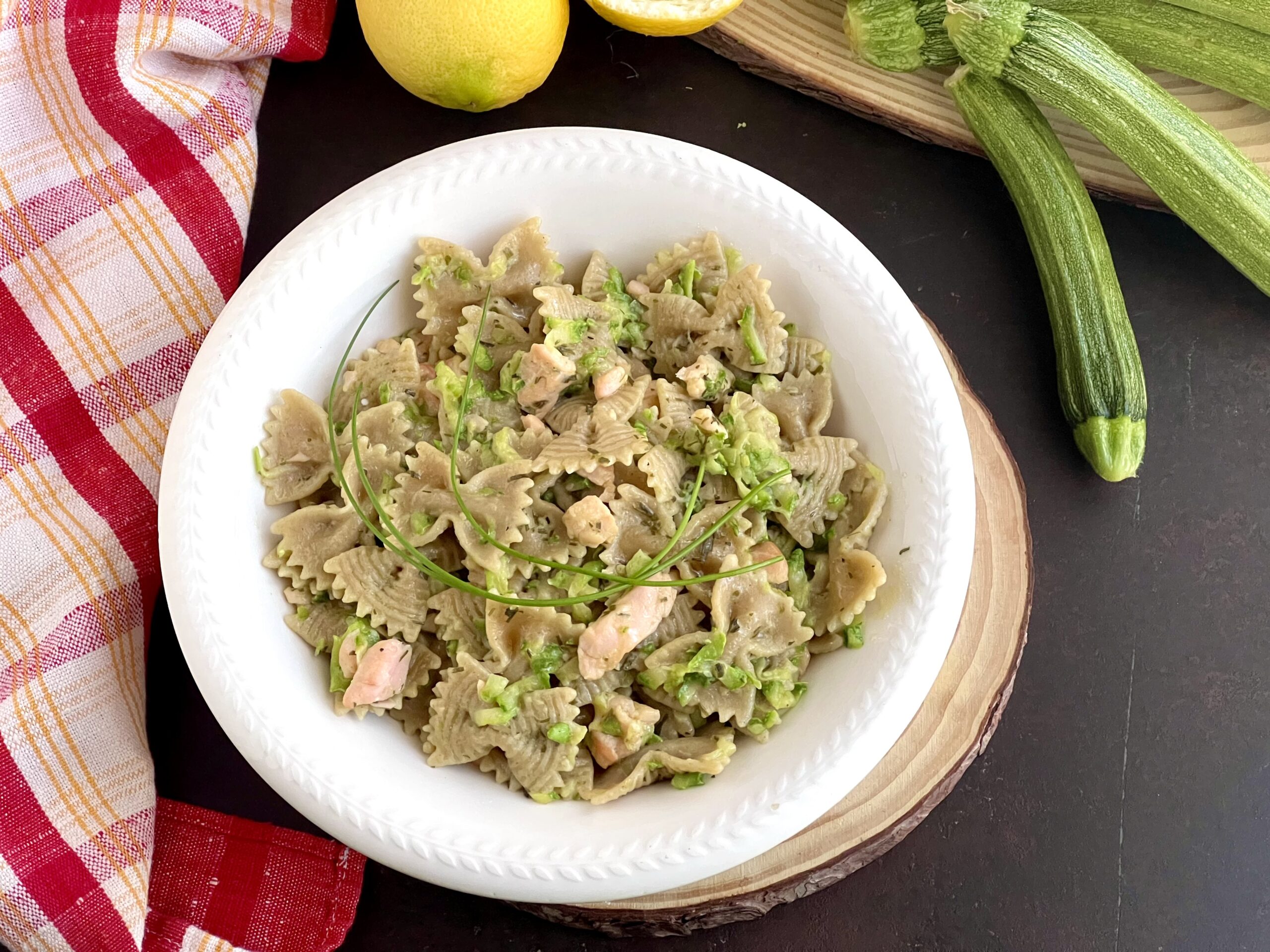 Pasta integrale zucchine e salmone affumicato * Blog di luiginalaurenzi