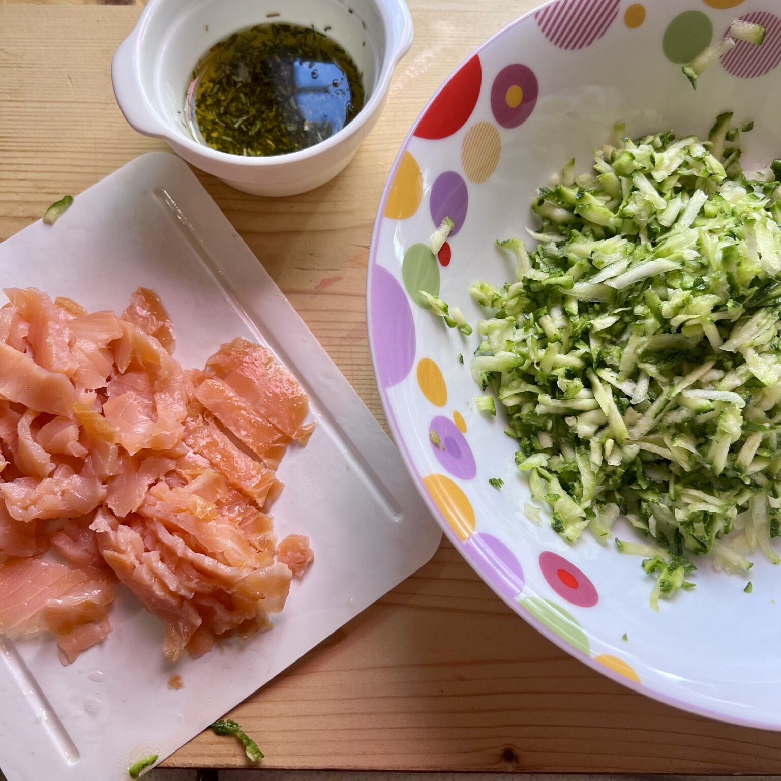 Pasta integrale zucchine e salmone affumicato * Blog di luiginalaurenzi