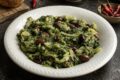 Verdure ripassate con olive taggiasche e peperoncino
